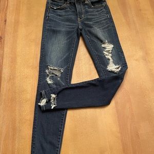 American Eagle super stretch skinny jeans, size 0
